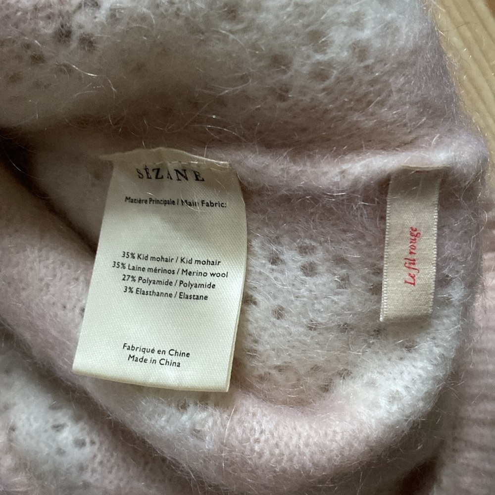 Sezane Ariel Kid Mohair Jumper - Picture 5 of 7